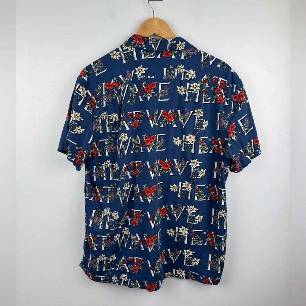 J.Crew‎ Men Hawaiian Floral Shirt Size Medium